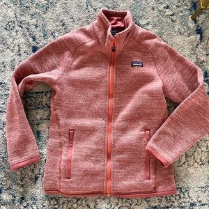 Patagonia Girls Better Sweater Fleece Jacket Sz M (10)
